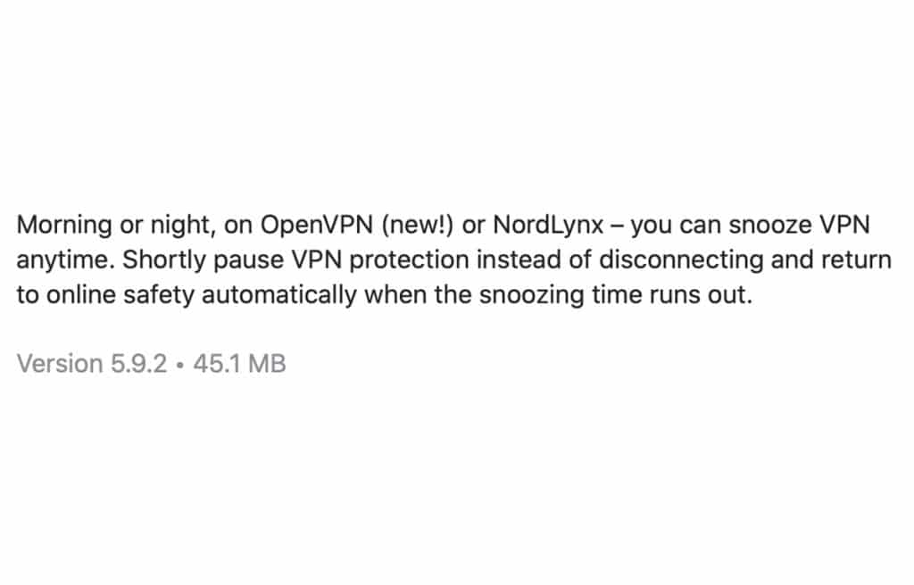 Pause NordVPN using the NordVPN IKEv2 app from the MacOS App Store.