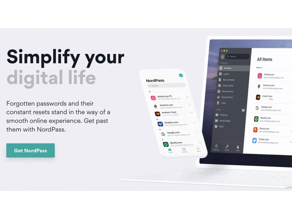 NordPass can simpliy your digital life better than LastPass can.